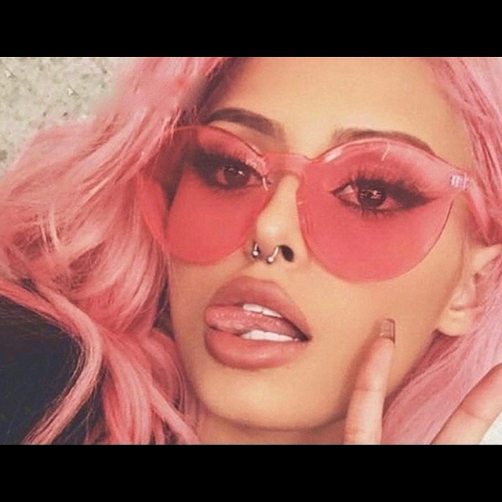 Rimless Pink Style Sunglasses 💖 NWOT